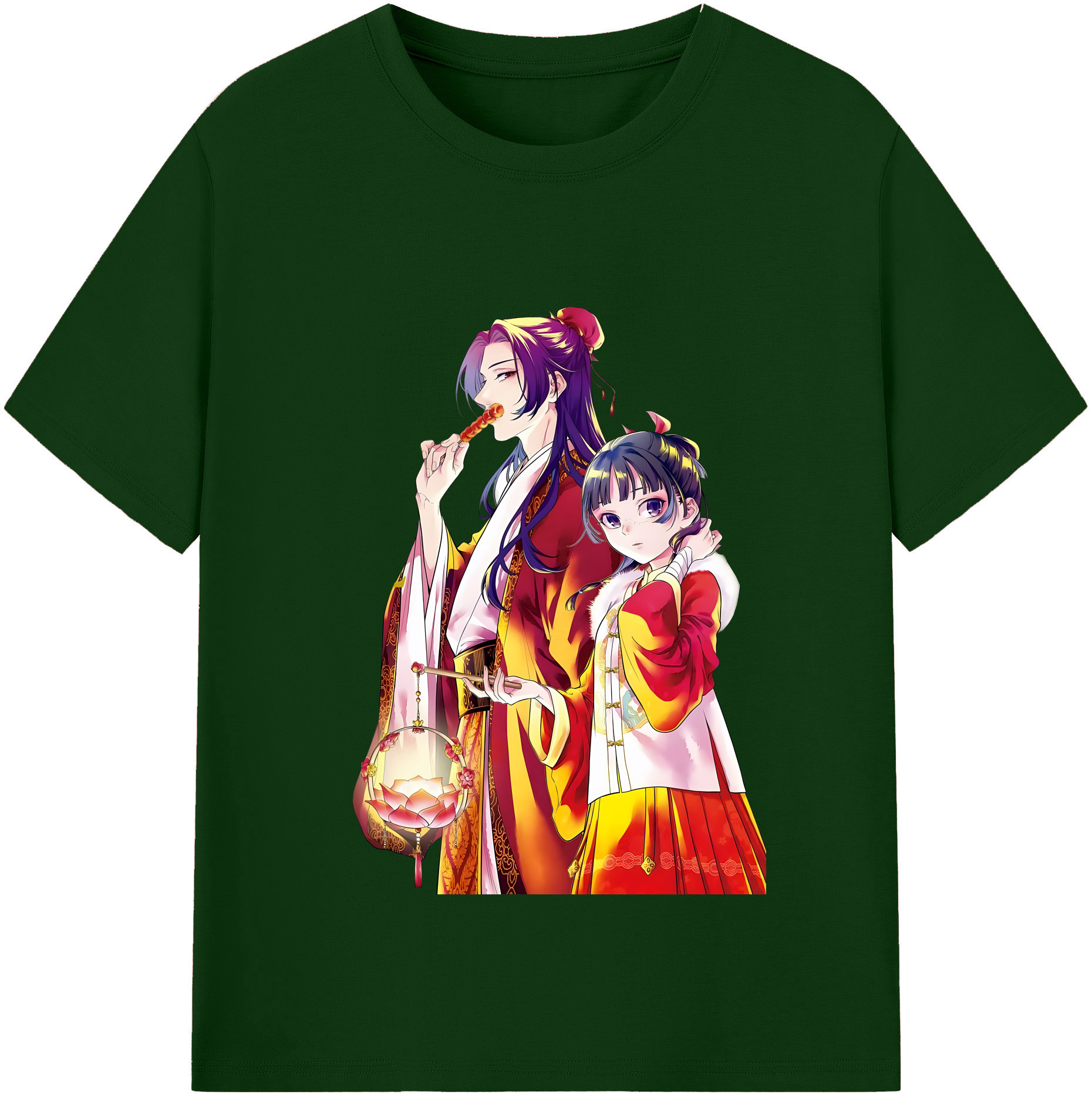 （画像用） 薬屋のひとりごと The Apothecary Diaries 綿100％半袖Tシャツ（フロントプリント）